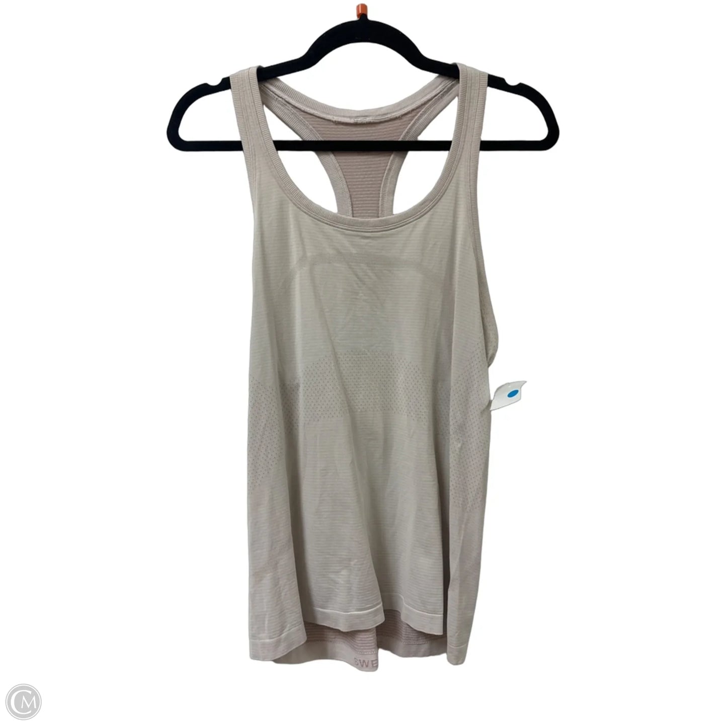 Athletic Tank Top By Lululemon In Cream, Size: M