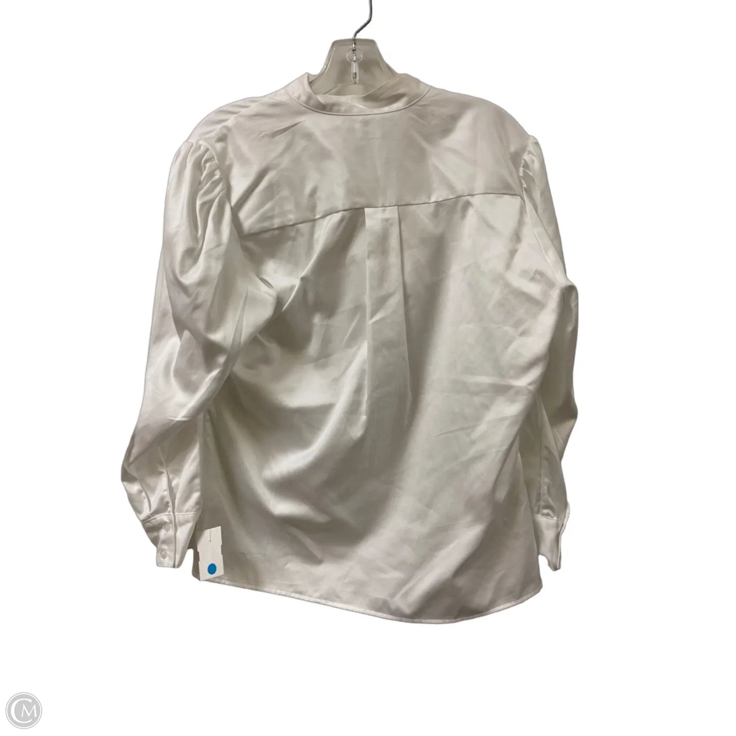 Top Long Sleeve By Clothes Mentor In White, Size: M