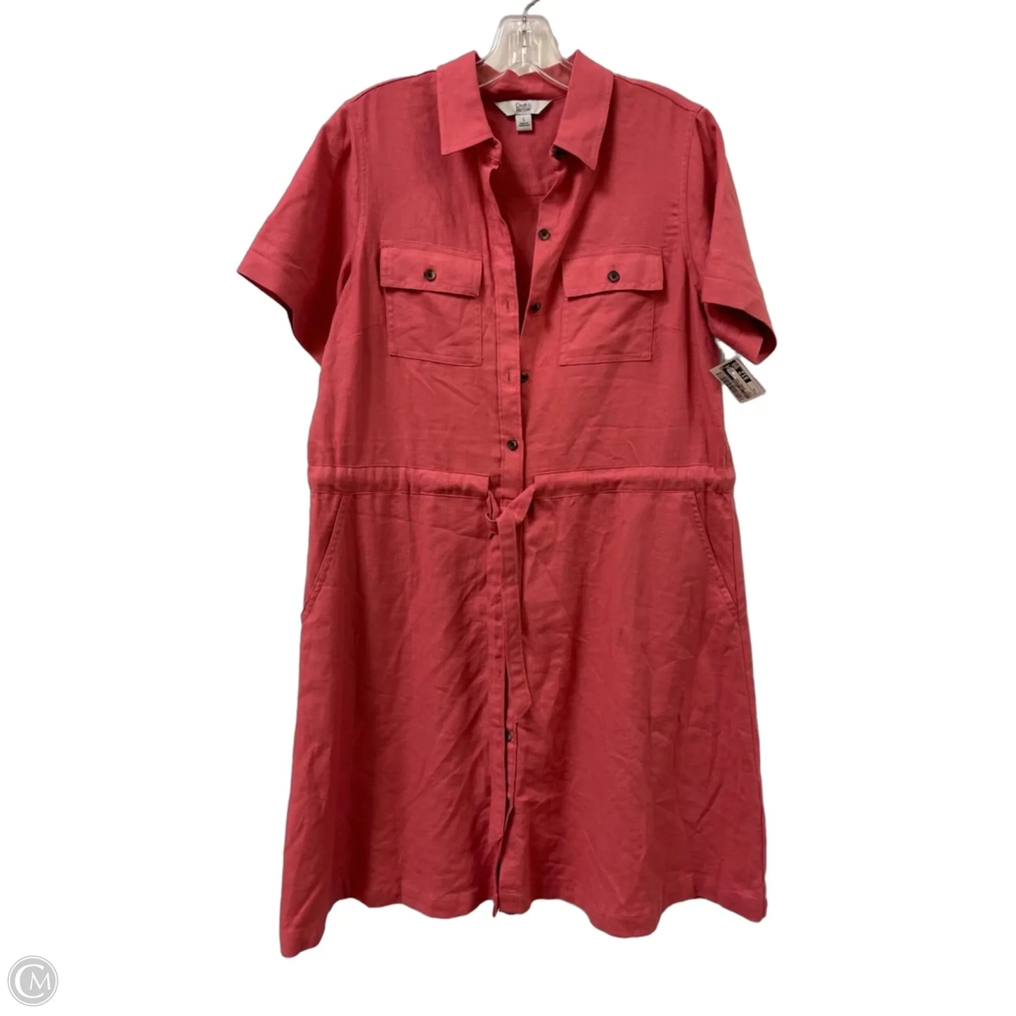 Dress Casual Midi By Croft And Barrow In Pink, Size: S