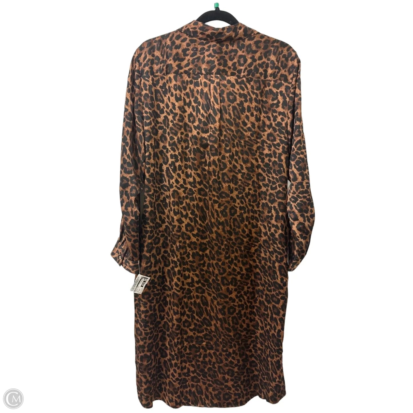 Dress Casual Midi By Talbots In Leopard Print, Size: Mp