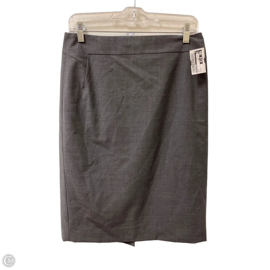 Skirt Midi By Ann Taylor In Grey, Size: 6