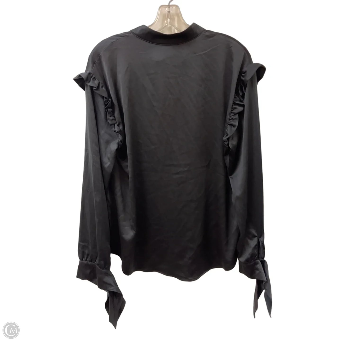 Top Long Sleeve By Express In Black, Size: S