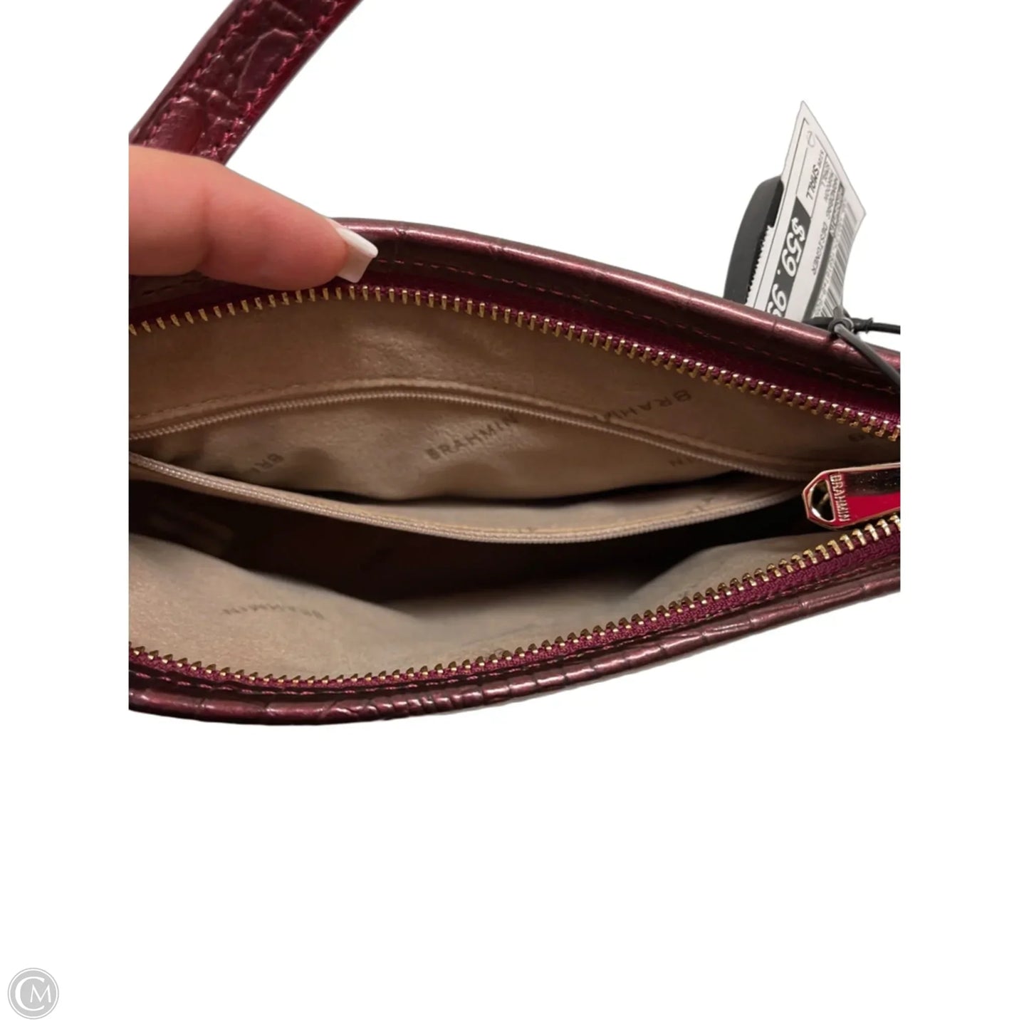 Handbag Designer By Brahmin, Size: Small