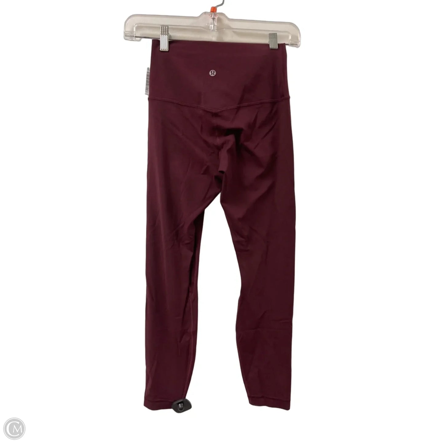 Athletic Pants By Lululemon In Maroon, Size: 4