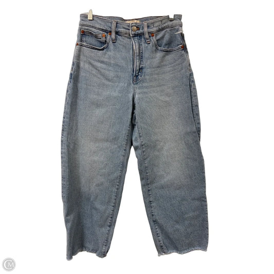 Jeans Wide Leg By Madewell In Blue Denim, Size: 4