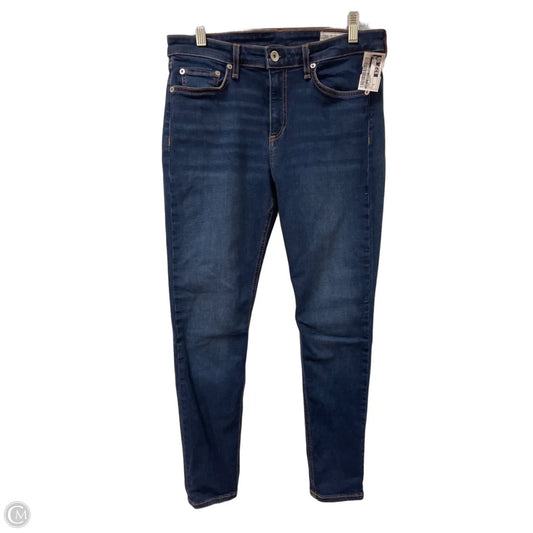 Jeans Skinny By Rag & Bones Jeans In Blue Denim, Size: 8