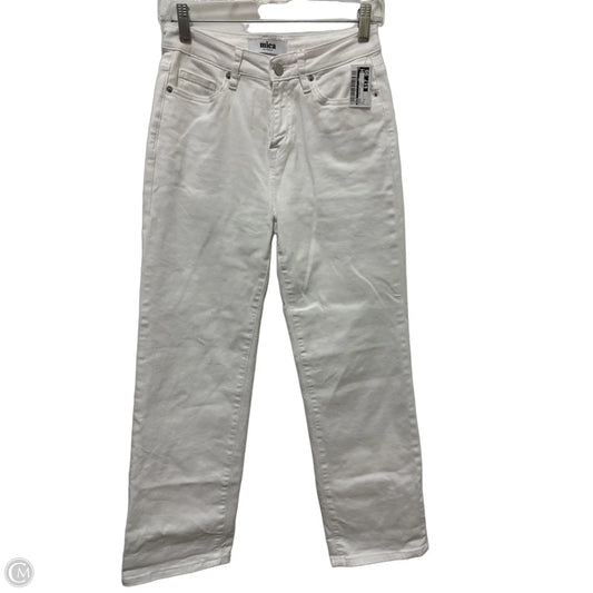 Jeans Straight By Mica In White, Size: 2
