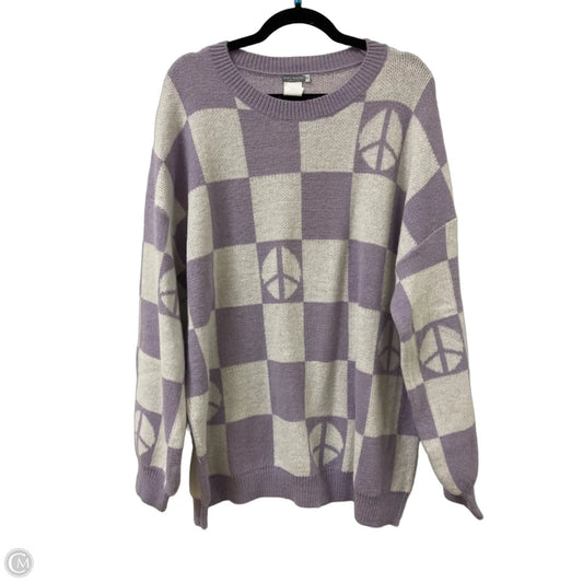 Sweater By Earthbound In Purple, Size: Xl