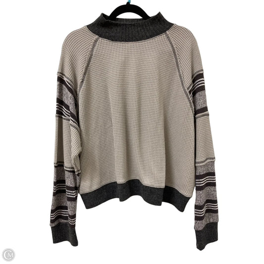 Sweater By Easel In Grey, Size: L