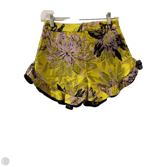 Shorts Designer By Camila Coelho In Yellow, Size: 4