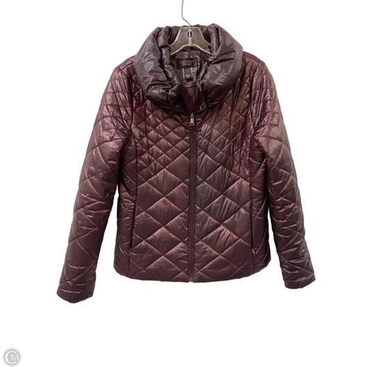 Jacket Puffer & Quilted By Victorias Secret In Maroon, Size: S