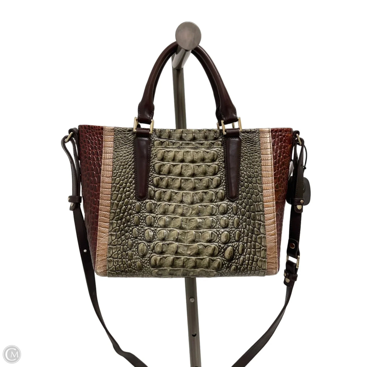 Handbag Designer By Brahmin, Size: Medium