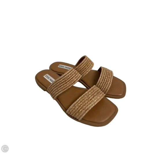 Sandals Flats By Steve Madden In Tan, Size: 8