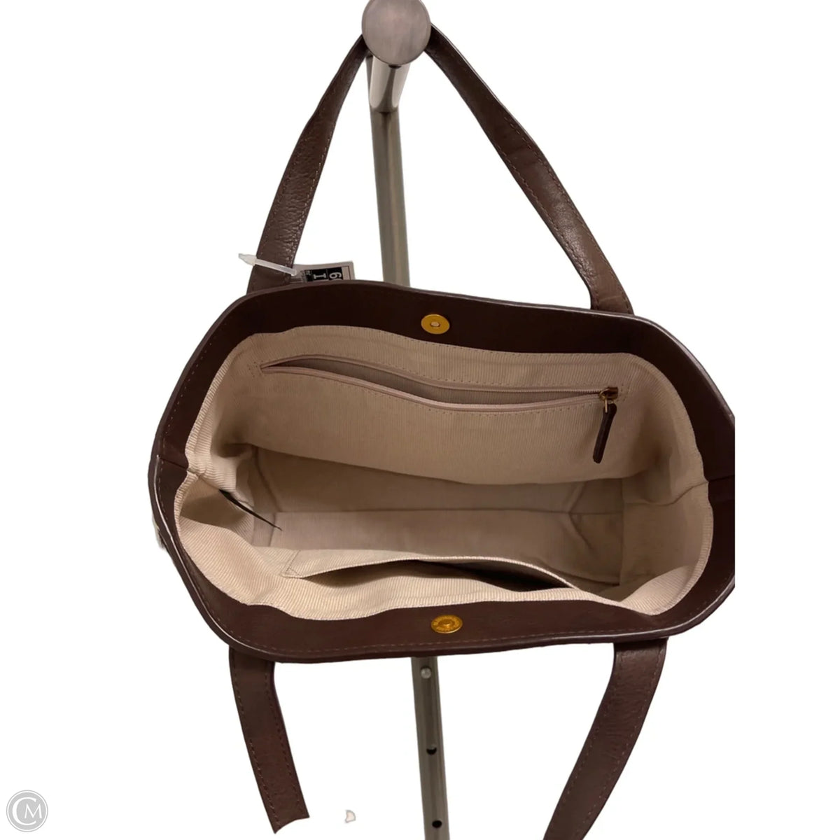 Handbag Leather By Clothes Mentor, Size: Medium