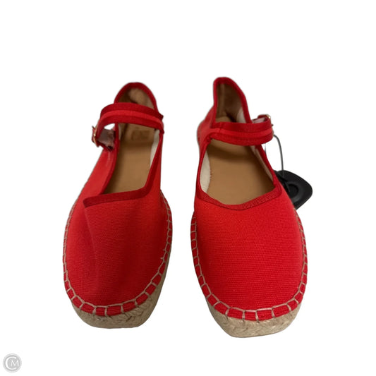 Shoes Flats By Maeve In Red, Size: 7.5