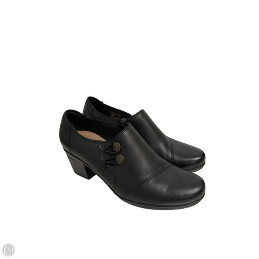 Shoes Heels Block By Clarks In Black, Size: 7.5