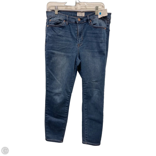 Jeans Skinny By Nicole By Nicole Miller In Blue Denim, Size: 10
