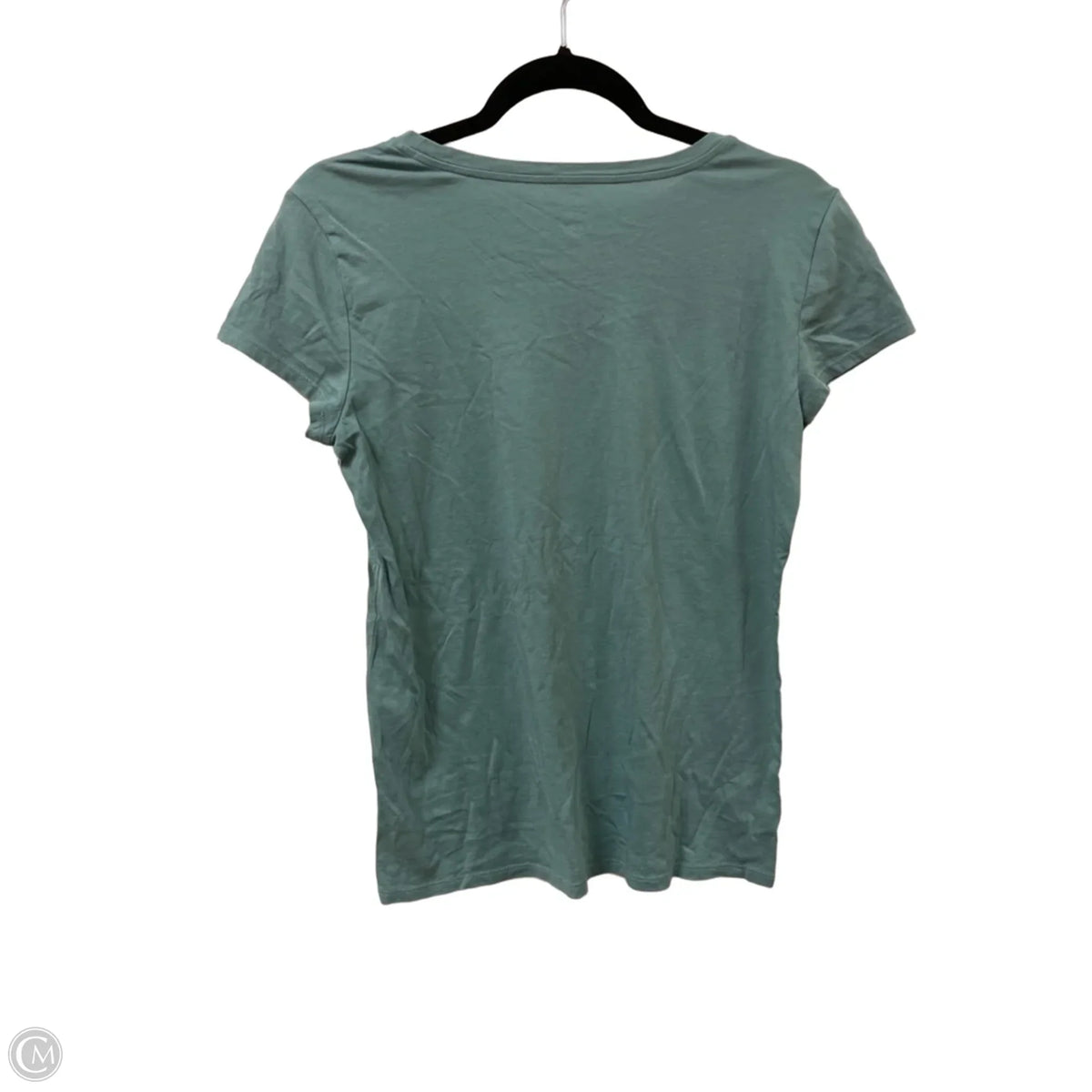 Top Short Sleeve Basic By Loft In Green, Size: M