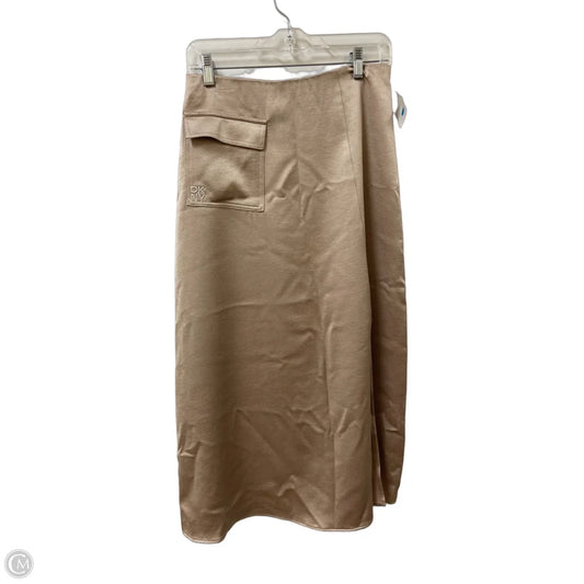 Skirt Midi By Dkny In Gold, Size: 4
