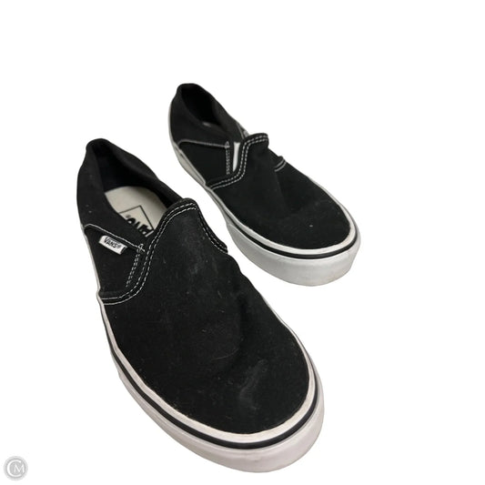 Shoes Sneakers By Vans In Black, Size: 7