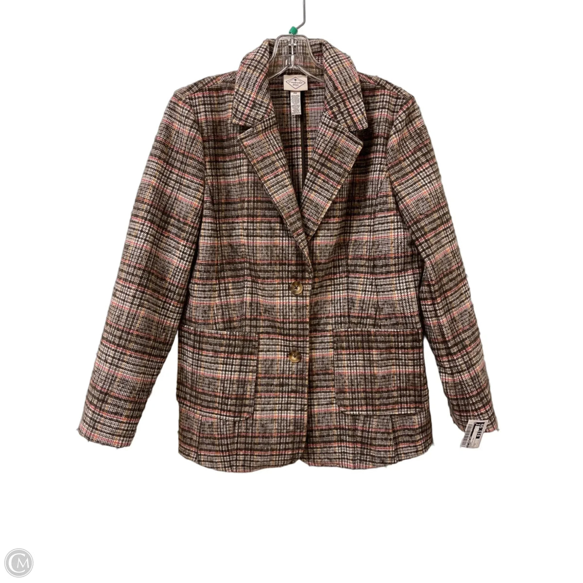 Blazer By St Johns Bay In Plaid Pattern, Size: M