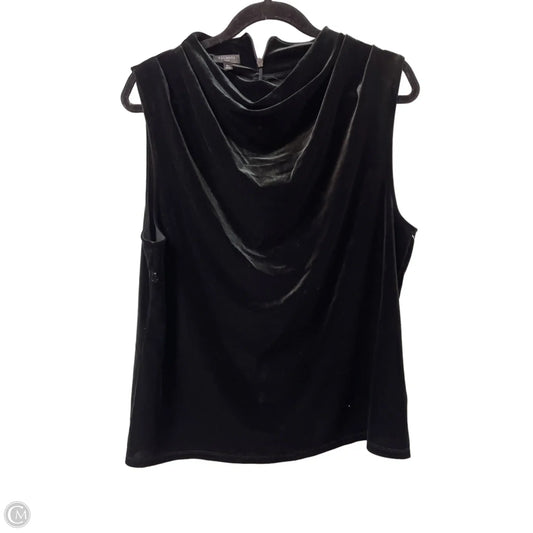 Top Sleeveless By Talbots In Black, Size: Xl
