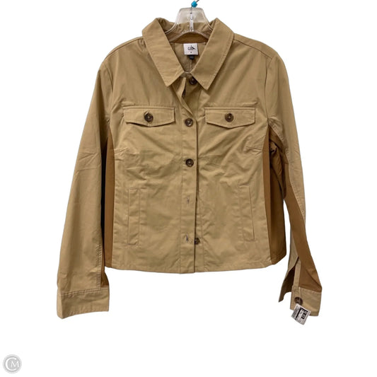 Jacket Shirt By Cabi In Tan, Size: M