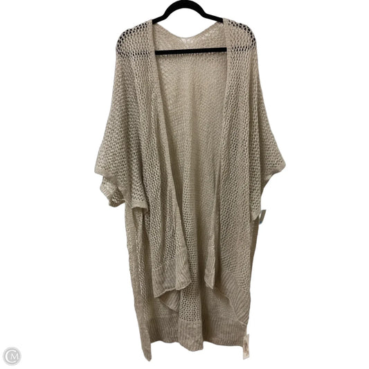 Sweater Cardigan By Clothes Mentor In Cream, Size: Osfm