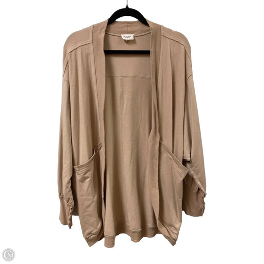 Sweater Cardigan By 143 Story In Tan, Size: S