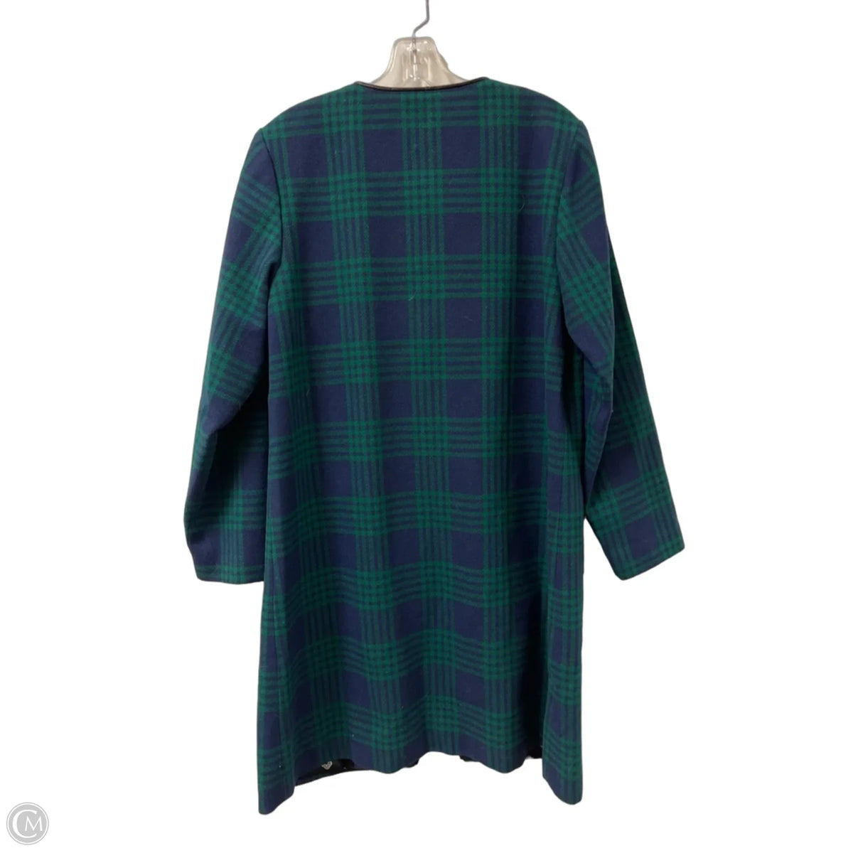 Coat Wool By Clothes Mentor In Plaid Pattern, Size: S