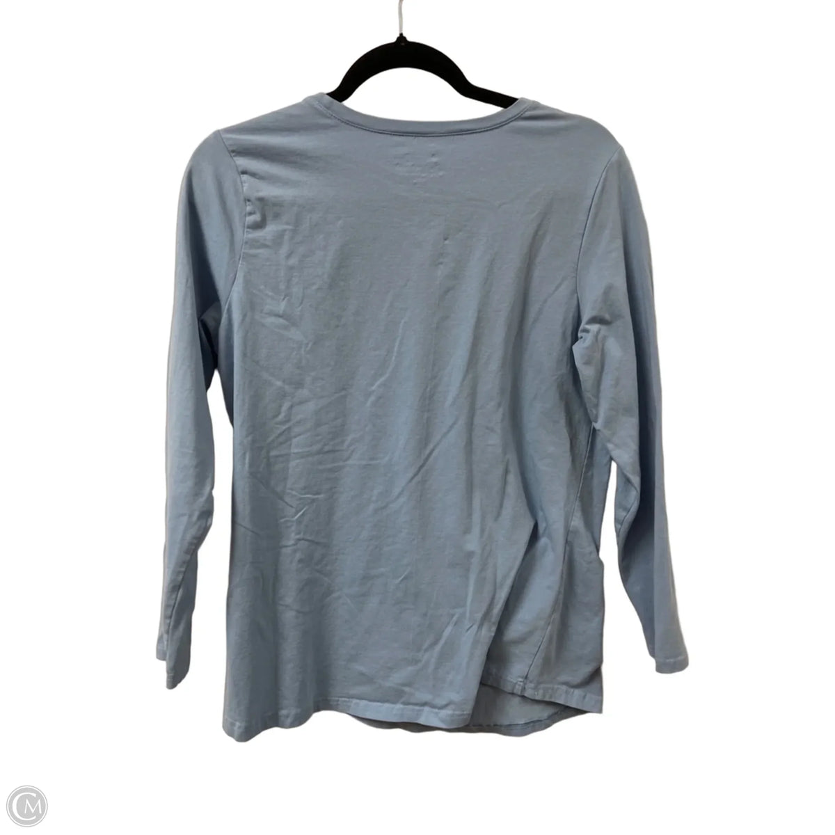 Top Long Sleeve Basic By Clothes Mentor In Blue, Size: 1x
