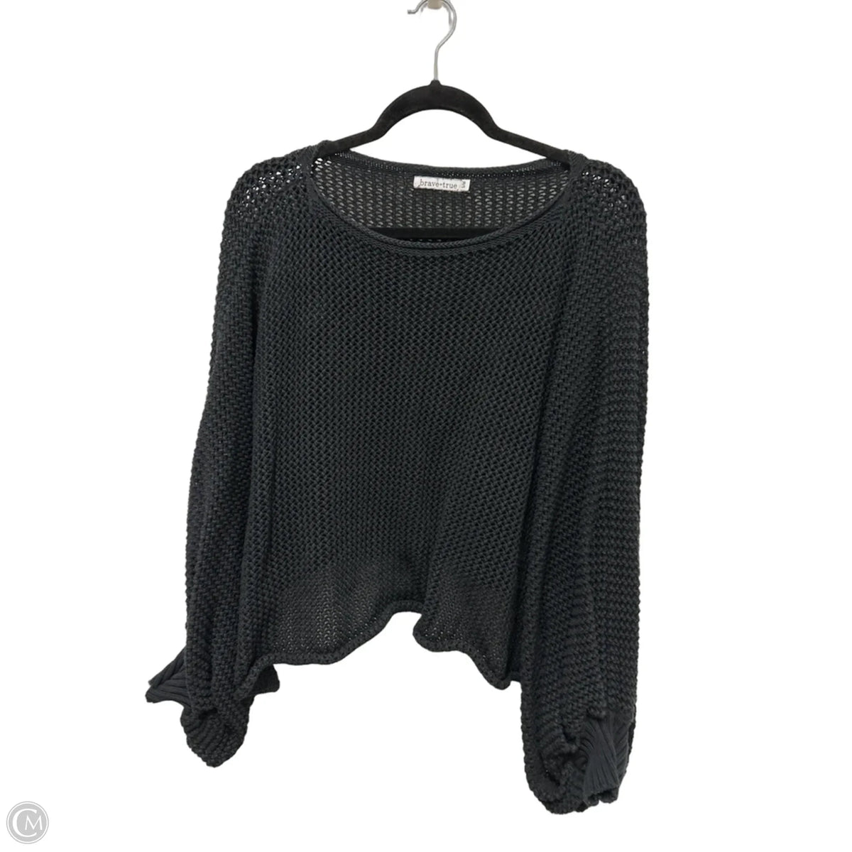 Sweater By Clothes Mentor In Black, Size: S