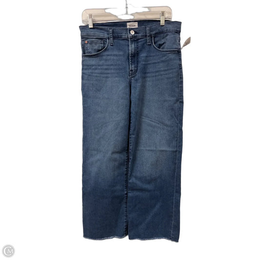 Jeans Wide Leg By Hudson In Blue Denim, Size: 6