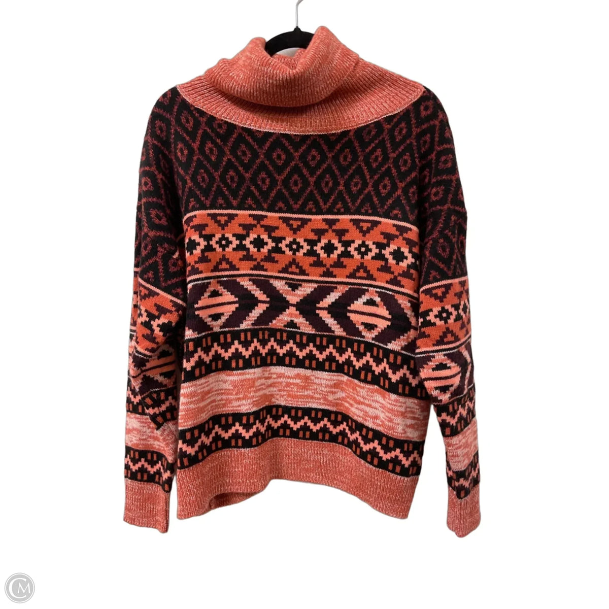 Sweater By Wrangler In Orange, Size: M