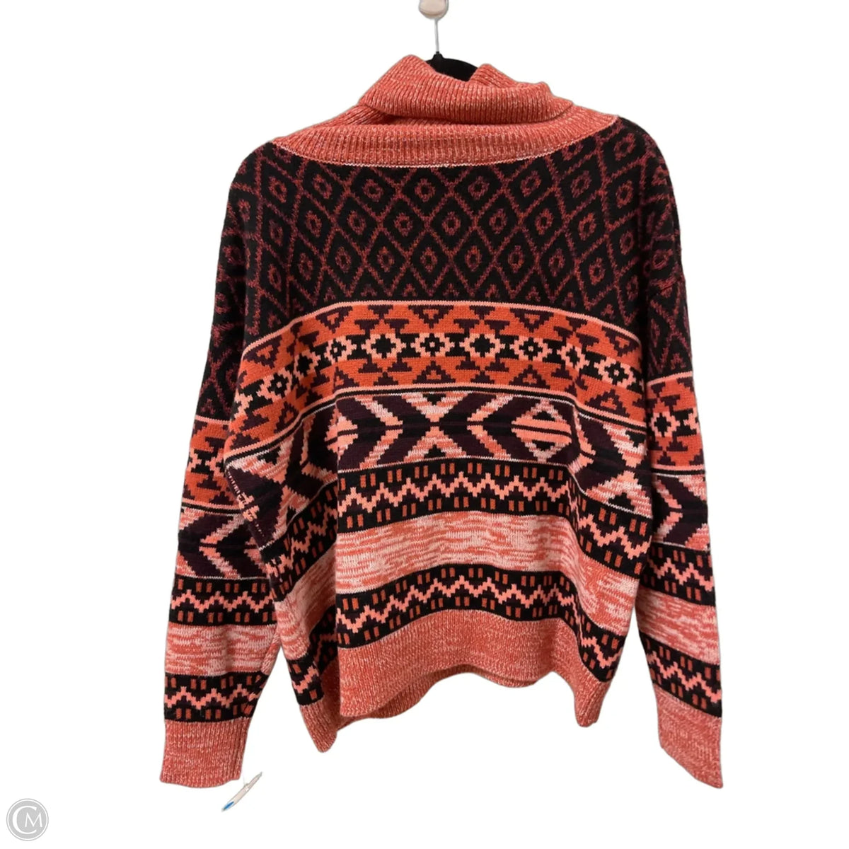Sweater By Wrangler In Orange, Size: M