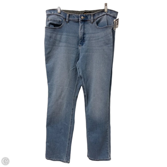 Jeans Straight By Lee In Grey, Size: 16