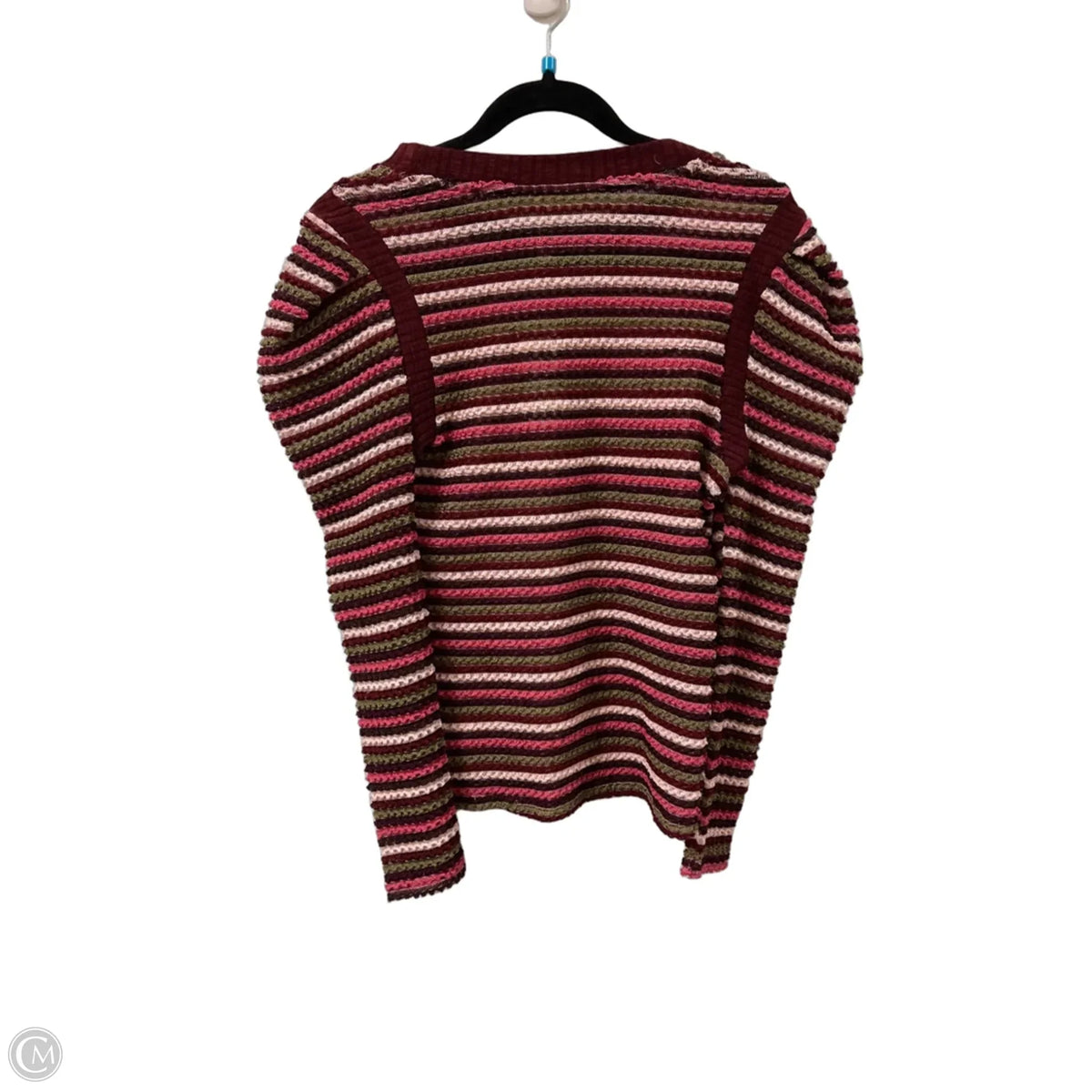 Sweater By Clothes Mentor In Striped Pattern, Size: S