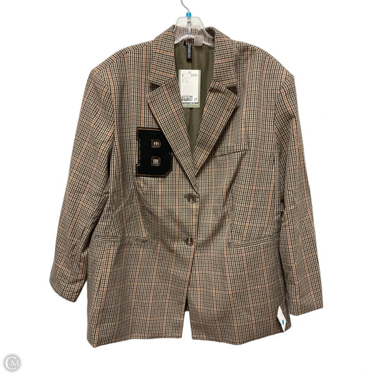 Blazer By Divided In Chevron Pattern, Size: L