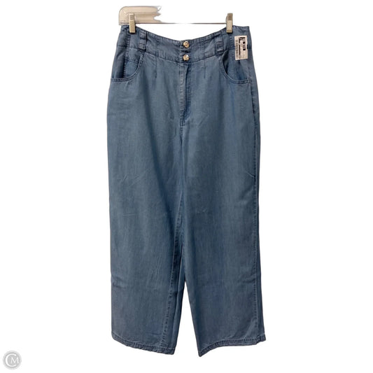 Pants Wide Leg By Dkny In Blue, Size: 8