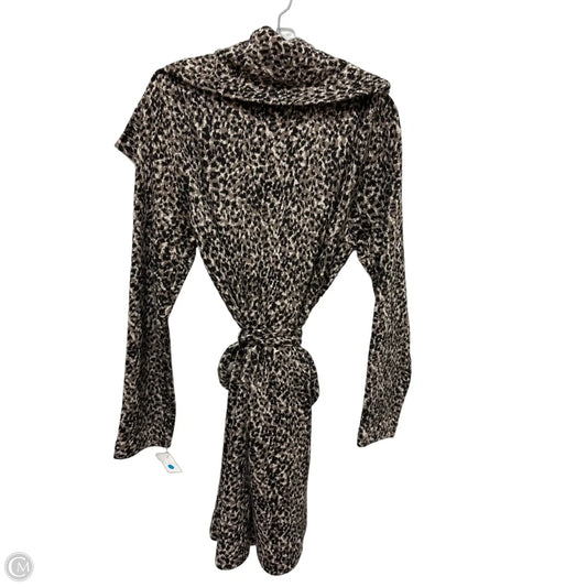 Sweater Cardigan By White House Black Market In Animal Print, Size: Xl