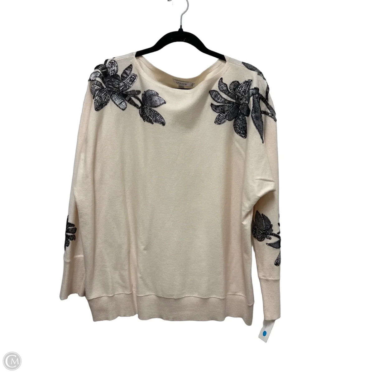 Sweater By Chicos In Cream, Size: Xl