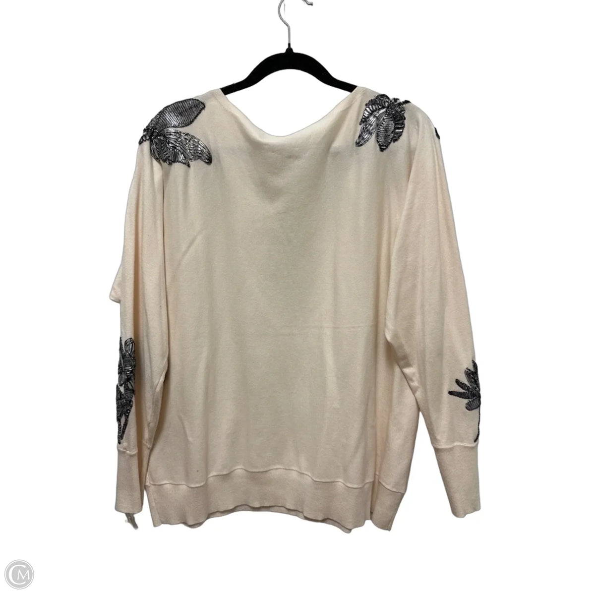 Sweater By Chicos In Cream, Size: Xl
