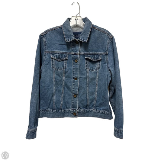 Jacket Denim By Clothes Mentor In Blue Denim, Size: Xl