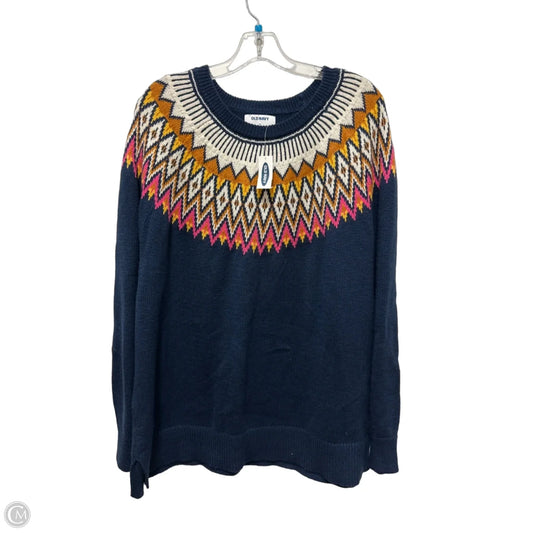 Sweater By Old Navy In Navy, Size: 1x