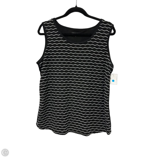 Top Sleeveless By Coldwater Creek In Black, Size: L
