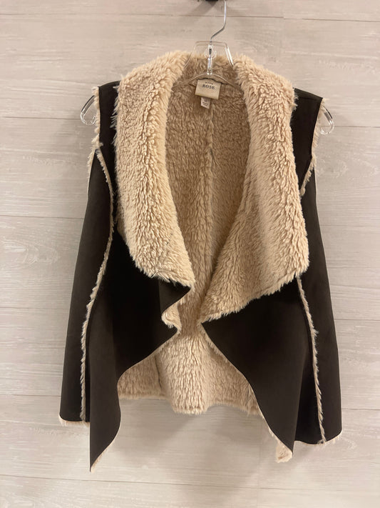 Vest Faux Fur & Sherpa By Knox Rose  Size: M