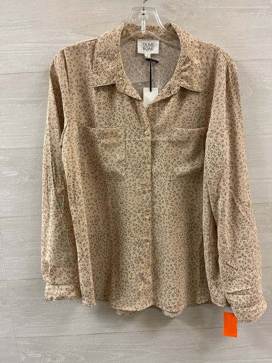 Blouse Long Sleeve By Olive And Oak  Size: M