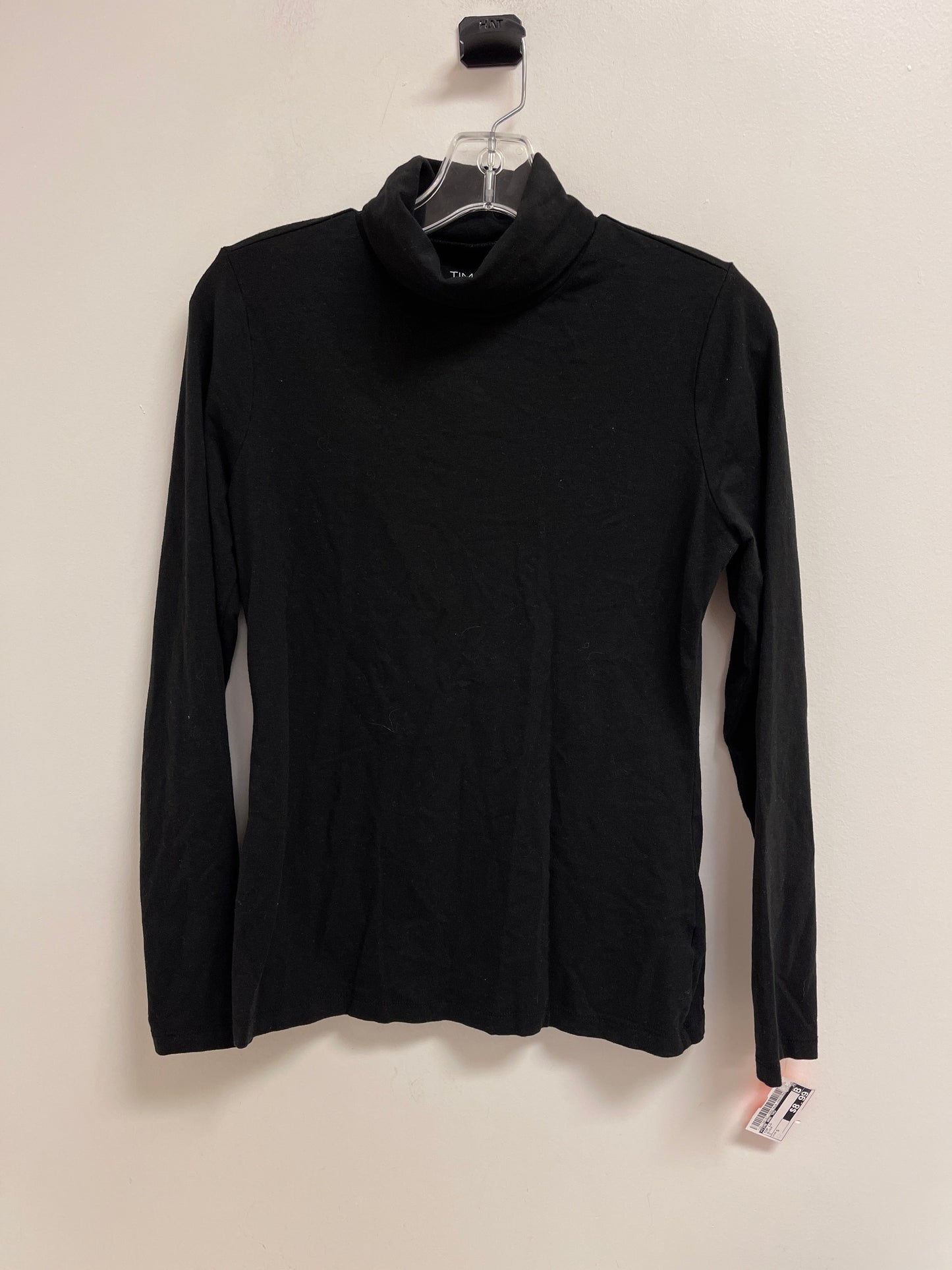 Top Long Sleeve By Time And Tru In Black, Size: S