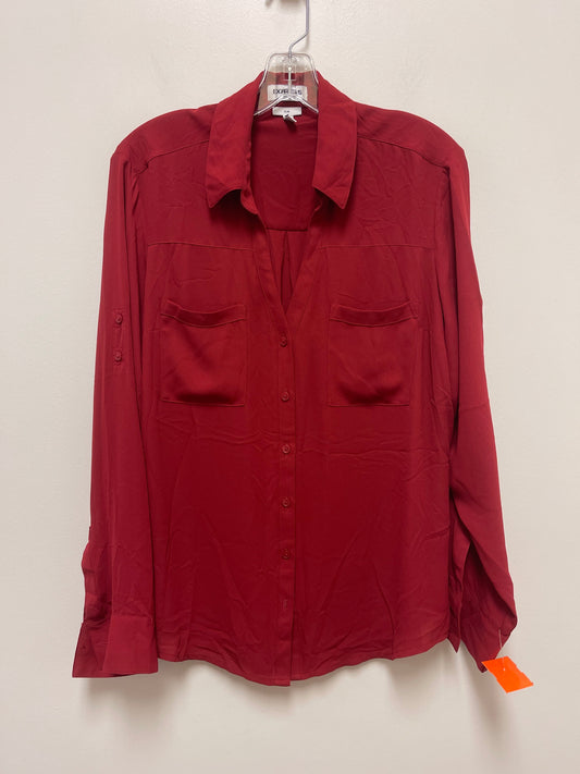 Blouse Long Sleeve By Express  Size: Xl