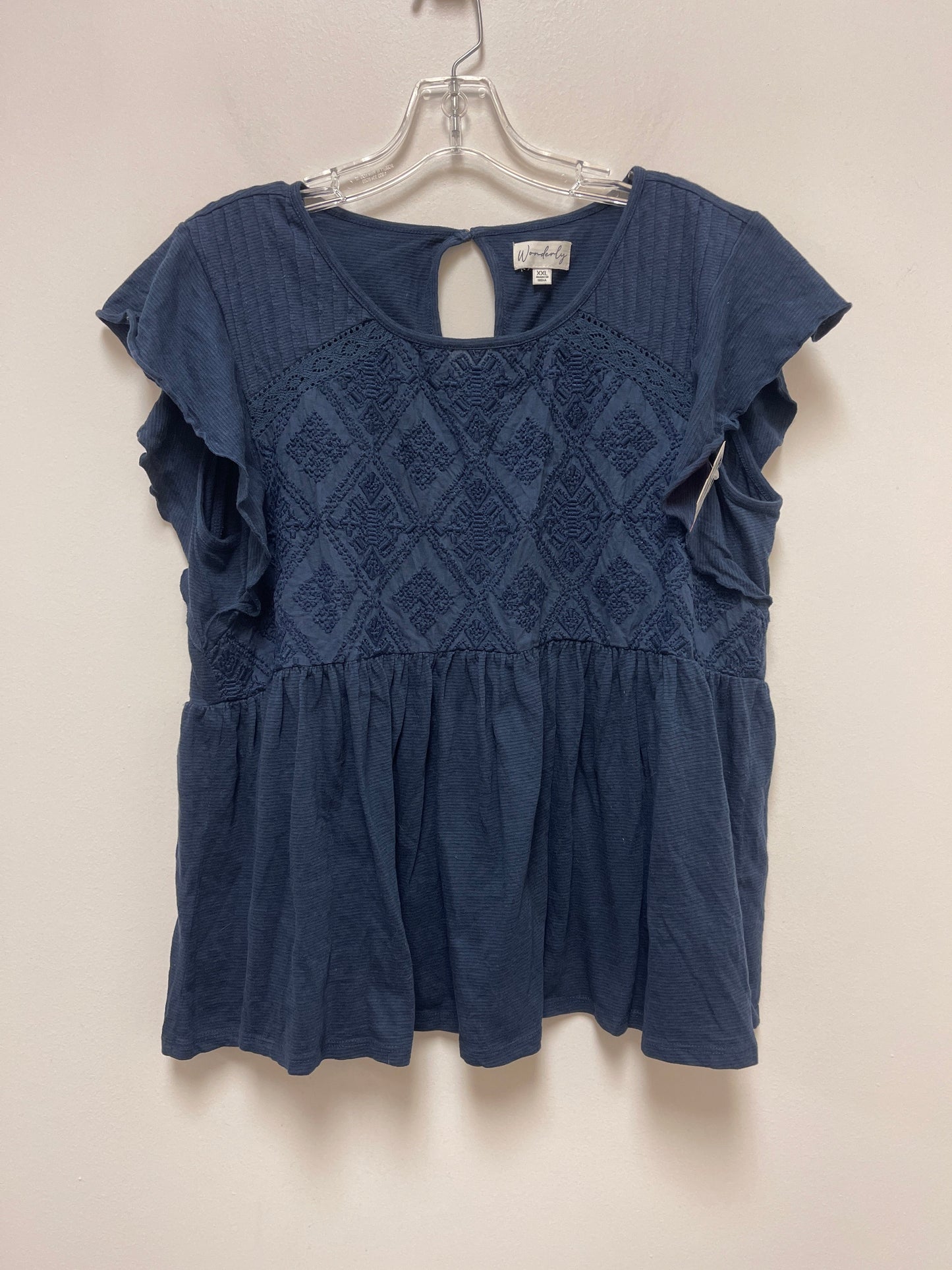 Top Short Sleeve By Wonderly  Size: 2x